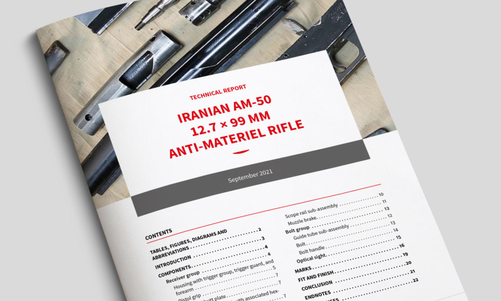 TECHNICAL REPORT - Iranian AM-50 12.7 × 99 mm anti-materiel rifle