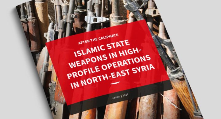 Islamic State weapons in high profile operations in north east Syria